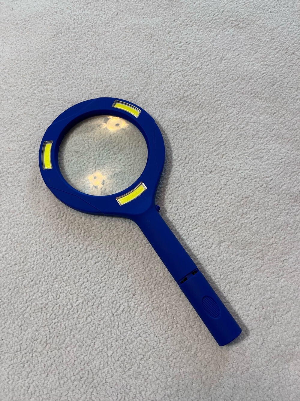 Blue Kids Magnifying Glass with LED Lights